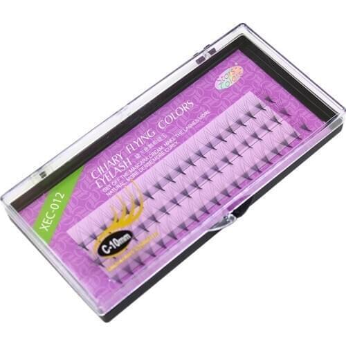 Natrual 0.07mm C Curl Super Thickness Faux Silk Lashes 6D Mink Fake False Eyelash Extension