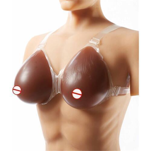 Fake Boobs Artificial Silicone Breast Forms for Postoperative crossdress pair breasts chest special protection sets