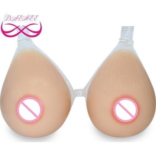 1400g E Cup Full Teardrop Realistic Silicone Breast Form Artificial Tit Boob Enhancer Sexy Bust With Bra For Crossdresse