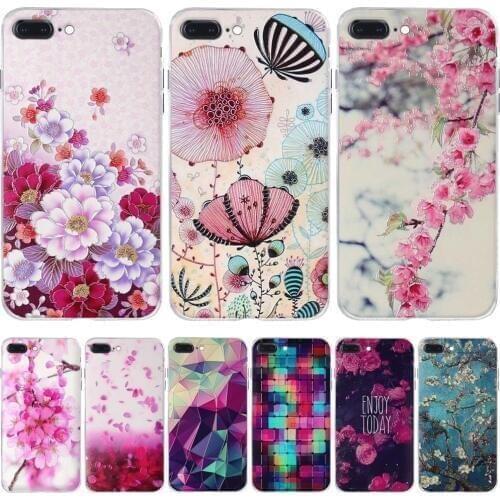 Luxury Phone Case For iPhone 7 8 Plus 6S 5 5s se Cover Soft Silicone TPU Shell Back Case For iPhone 8 7 6 6S Plus 5 5S SE Cover