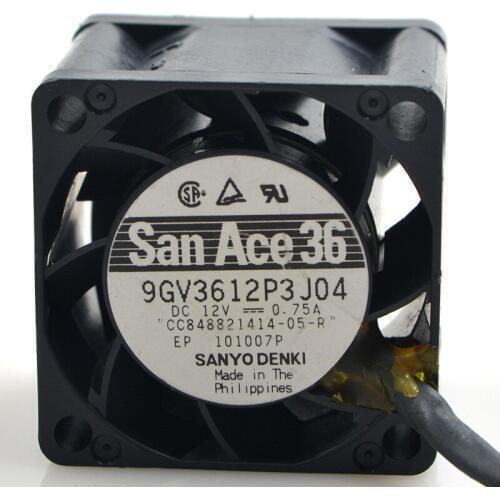 FOR Sanyo SANYO 9G3612P3J04 12V 0.75A 38283.8CM heat dissipation fan