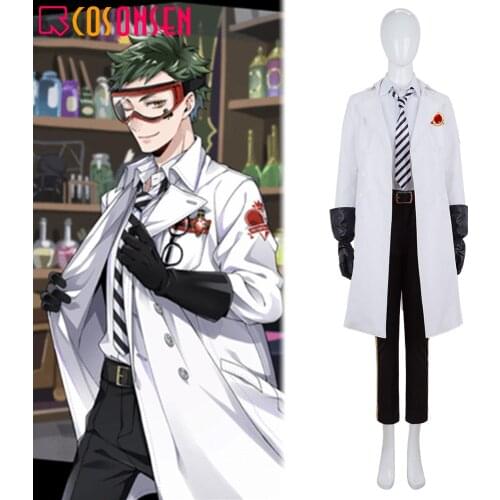 Twisted Wonderland Ace Trappola Cater Diamond Deuce Spade Trey Clover Cosplay Costume White Experimental cloth COSPLAYONSEN Made