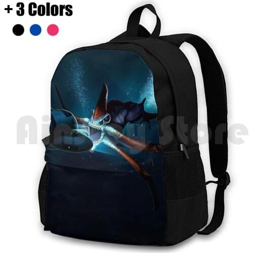 Outdoor Hiking Backpack Waterproof Camping Travel Video Game Deep Water Pc Laptop Jumping