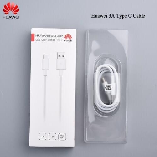 1M Original Huawei 3A Fast Charging Cable USB Type C Data Sync Cord For Huawei P20 P30 Pro P10 Plus Mate 10 20 Pro Honor 20 Lite