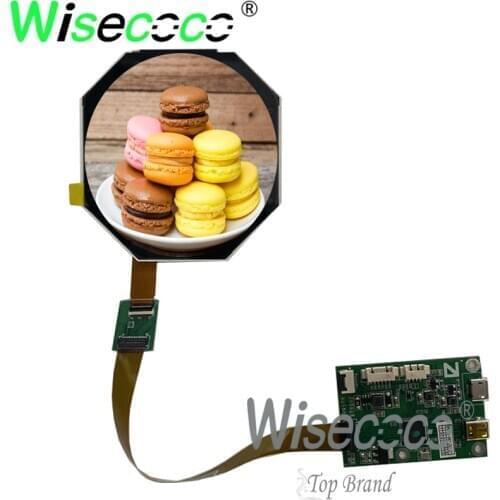 2.5 inch 480x480 IPS round LCD screen display with driver board 400nits high brightness circle display