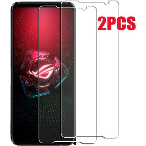 2PCS FOR ASUS ROG Phone 5 Pro Phone5 5Pro Ultimate High HD Tempered Glass Protective On ZS673KS ZS673KS Screen Protector Film