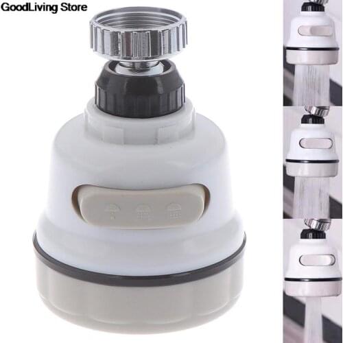360 Rotary Kitchen Bathroom Faucet Adapter Shower Splash Water Booster Can Extend The Bubbler Factory Direct Sales Volume