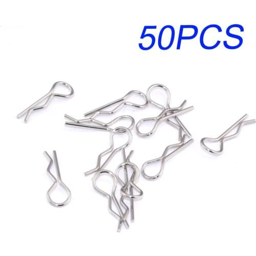 50pcs RC 1:10 On-Road Car/Buggy/Truck Body Clip Pin For HSP 02053 1/10 1/8 Part