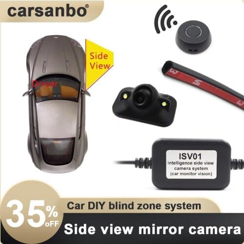 Car Vehicle DIY Right Blind Spot System Mini Car Camera Rear View Parking Camera System Video Automatic Switch Control Box