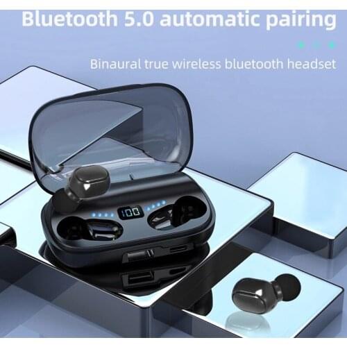 JS2 Wireless Earphones Bluetooth Headphones In-ear Bluetooth Earbuds TWS Headset Suitable for Xiaomi Huawei Samsung Oppo