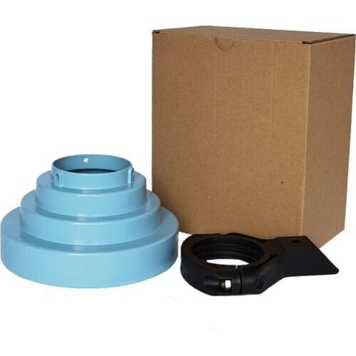 C Band Conical Scalar Ring Feedhorn with C band LNB Holder for Offset Dish