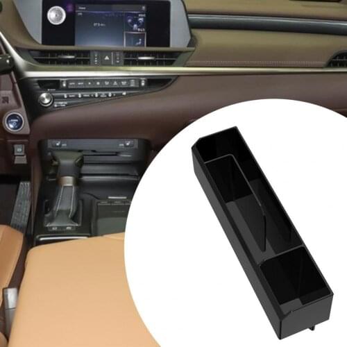 Car Seat Organizer Holder Organizer Storage Box Large Capacity with Charging Cable ABS Car Seat Crevice Pocket Trunk Storage Box