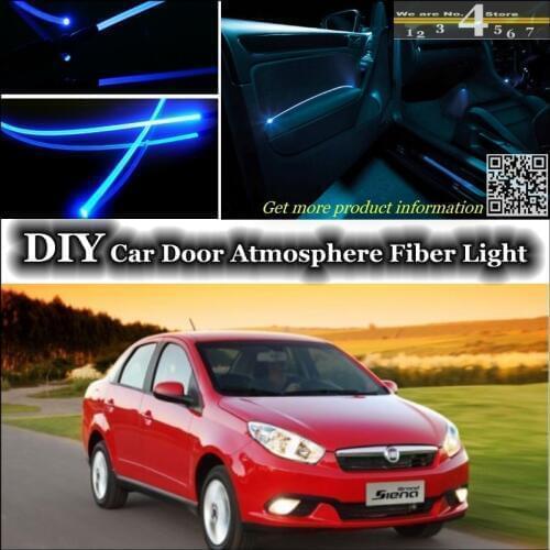For Dodge Forza interior Ambient Light Tuning Atmosphere Fiber Optic Band Lights Inside Door Panel illumination (Not EL light)