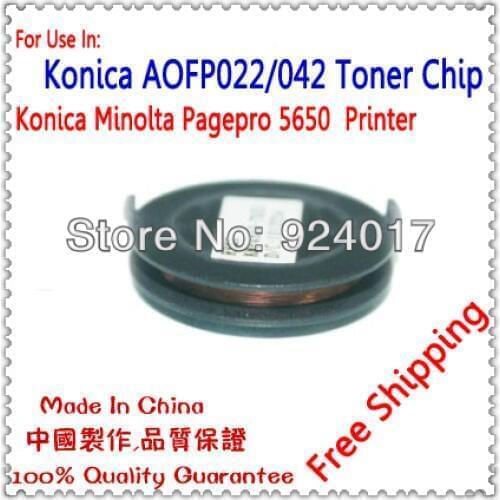For Konica AOFP021 AOFP022 AOFP011 AOFP012 A0FP041 A0FP042 Refill Toner Chip,For Konica 5650 5650en Printer Toner Cartridge Chip