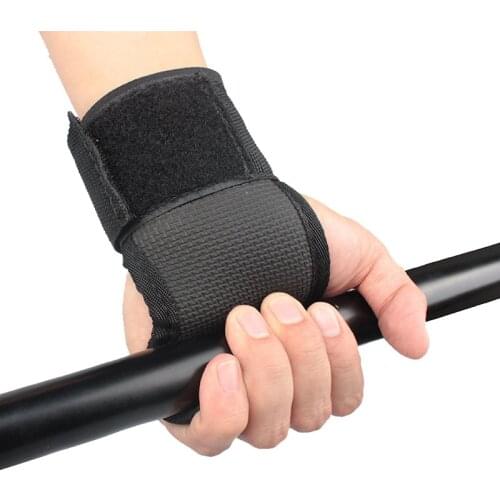 Fitness WeightLifting Gloves Gym Grip Palm Protector Strap Weight lifting Pad Wrist Wraps Dumbbell Gloves Gym Equipment