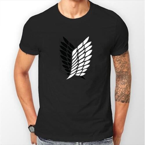 Summer Fashion Japanese Anime T Shirt Men Cartoon T-shirt Cool Casual Graphic Hip Hop Male attaque des titans Top Tees Tshirts