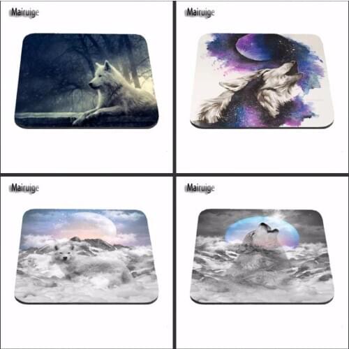 Mairuige Animals Wolves Funny Vivid Hot Design Silon Anti-slip Mousepad Computer Mouse Pad For Optal Me Trackball Mouse