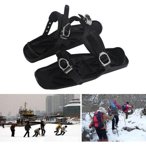 Mini Ski Skates Snow Shoes Mini Ski Skates for Snow The Short Skiboard Snowblades VIP Drop Shipping