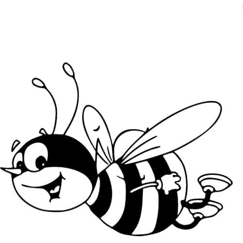 Cartoon Car Sticker Bumble Bee Art Car Window Body Decorative Stickers Car Accessories Decals Pvc 16cm X 12cm