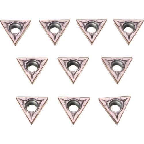 10Pcs/set External Turning Tools Carbide Insert Lathe Cutter Tool Tokarnyy Turning Insert Set