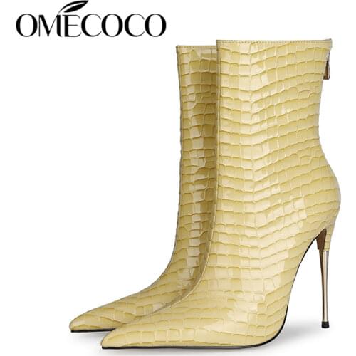 Женские ботильоны Omecoco China At AliExpress