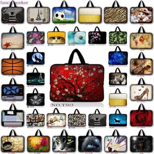 Printing Laptop Bag 13 15 17 14 Inch Funda Portatil 15.6 11.6 13.3 17.3 12 10 Computer Bags Women Sleeve Bag Shell Case
