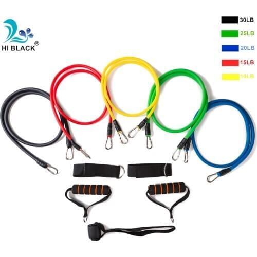 Portable Chest Expander Puller Exercise CrossFit Muscle Training Rope Fitness Resistance Cable Rope Tube Resistance Bands