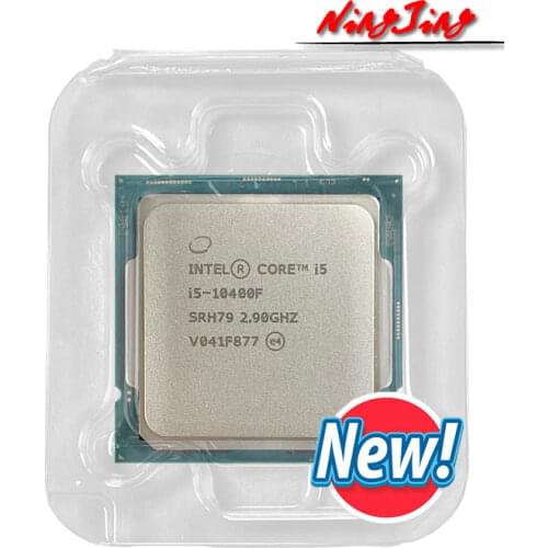 Intel Core i5-10400F i5 10400F 2.9 GHz Six-Core Twelve-Thread CPU Processor 65W LGA1200 new but no fan