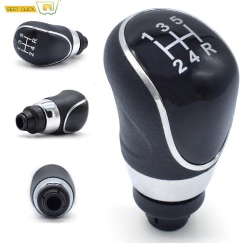 Car Gear Stick Shift Knob For Ford Focus MK2 MK3 Fiesta MK7 C-max B-max S-max Mondeo MK4 Kuga Transit Galaxy Car-styling 5 Speed