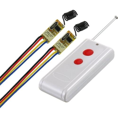 Access Control System Wireless Remote Control Switch Connect to Open Button DC 3.7V 4.5V 5V 6V 9V 12V Mini Micro Wireless Relay