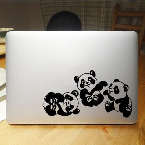 Panda Babies Laptop Sticker for Apple Macbook Decal Pro 16" Air Retina 11 12 13 14 15 inch HP Mi Mac Book Notebook Skin Sticker