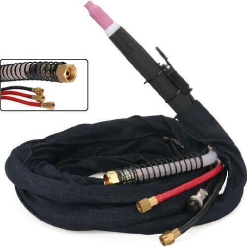 WP-18P straight shank water cooled argon arc welding torch WS-315/400 CNC automatic welding special welding 4meter line gun