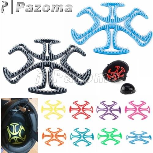 Universal Motorcycle Bike Helmet Inner Pads insulation Breathable Liner Motorbike Helmet Soft Silicone Lining Accessories