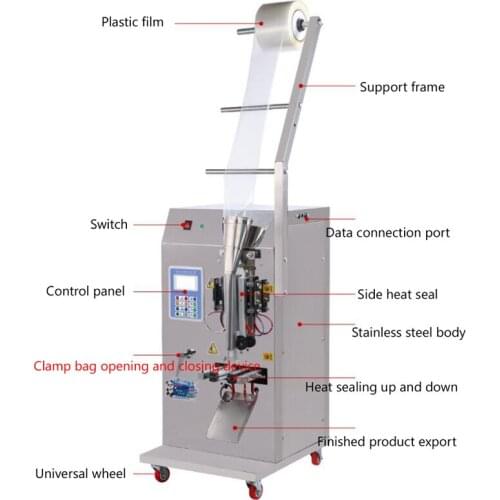 Liquid Packaging Machine Olive Oil Soy Sauce Quantitative Filling Machine Automatic Weight Sealing Packaging Machine