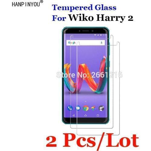 2 Pcs/Lot For Wiko Harry2 Tempered Glass 9H 2.5D Premium Screen Protector Film For Wiko Harry 2 5.45"