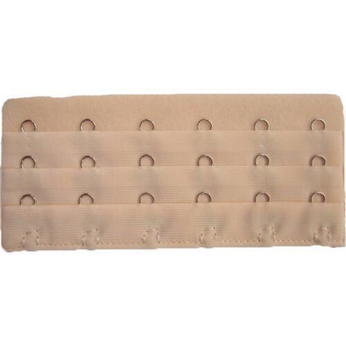 Women 3 Rows 6 Hooks Bra Extender Breasted Lingerie Bra Clasp Buckle Extenders Strap Intimates Accessories