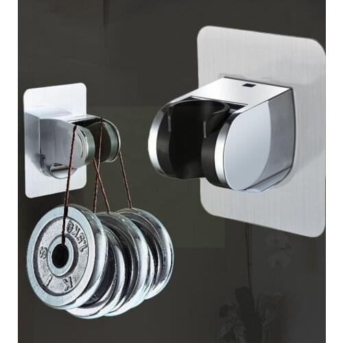 1PC Adjustable Self-adhesive Handheld Strong Suction Wall Head Bathroom Mounted Shower Bracket Home Hand Held Holder A0D7