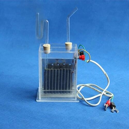 10*8*12cm Vertical Diaphragm Electrolysis Chemical Laboratory Teaching Equipment