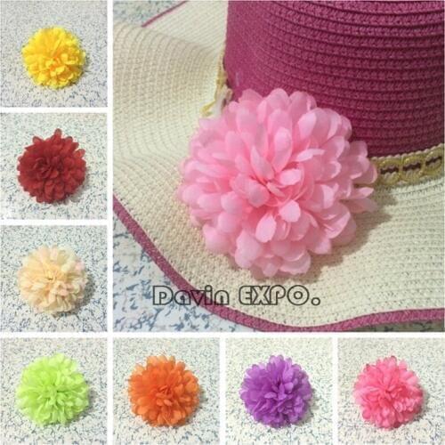 10pcs 10cm Silk carnation artificial flower heads wedding decoration for home accessories Candy box gift hat diy fake flowers
