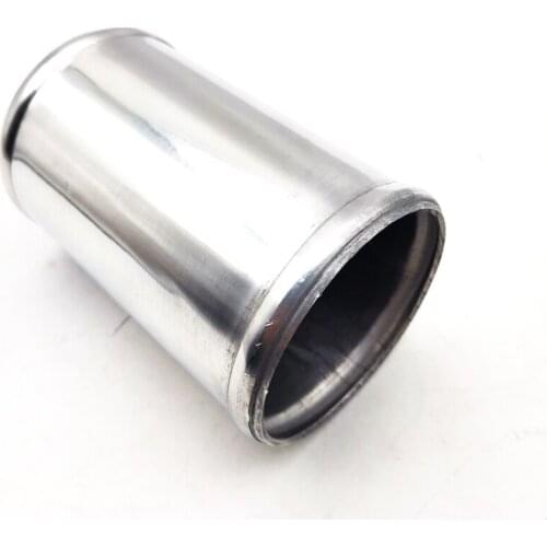100MM OD 2.5 "inch Polished Alloy Hose Joiners Silicone Pipe Tube Connector