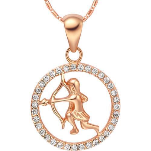 12 Constellation Zodiac Sign Necklace For Women Gold Silver Jewelry Leo Libra Aries Pendant Horoscope Astrology Necklace