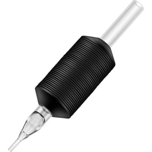 20PCS 3R 5R 7R 9R Disposable 25MM Black Soft Silicone Tattoo Grips Tubes Plastic Tubes Combo Free Shipping