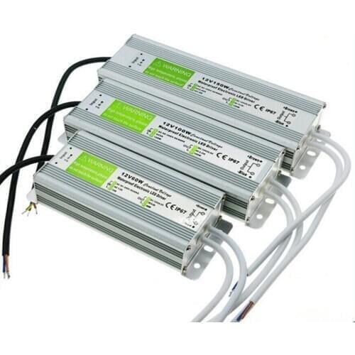 12V 24V Power Supply Transformer Adapter LED Light Driver AC100-240V 10W 20W 30W 60W 80W 100W 120W 150W 200W 250W