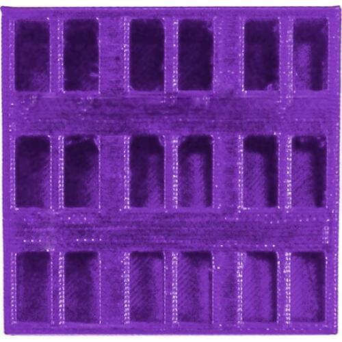 3D Printing TPU Printed 1S Battery Storage Box Slot 12x6.5mm for Mobula7 Mobula 7 HD FPV Race Drone Quadcopter Lipo Battery