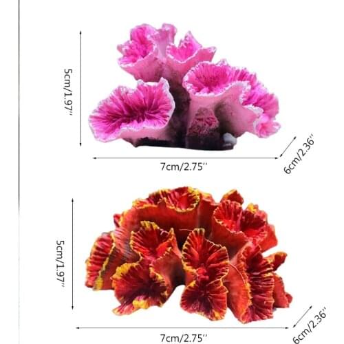 50LB Aquarium Coral Decoration Fish Tank Hiding Mountain Cave Betta Fish Hideaway Rock Coral Reef Ornament Natural Environments