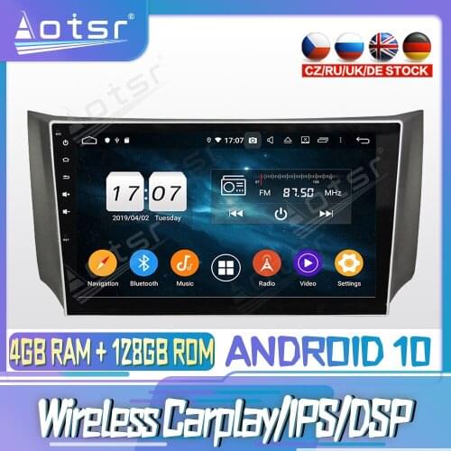 Android10 PX6 128G For NISSAN Sylphy 2012 - 2015 Car DVD GPS Navigation Auto Radio Stereo Video Multimedia Player HeadUnit 2din