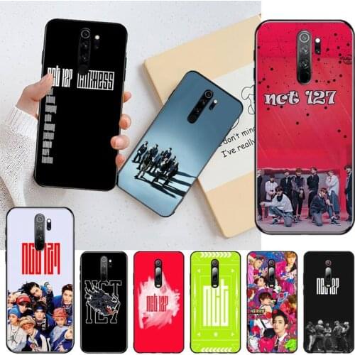 YJZFDYRM nct 127 Black Soft Shell Phone Case Capa for Redmi 8A Note 9 8 8T 7 6 6A 5 5A 4 4X 4A Go Pro