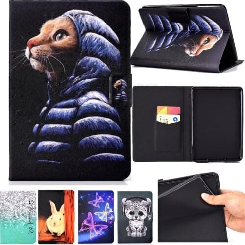 Cartoon printed Case For Kindle Paperwhite 1 2 3 Case E-book Cover 2015 2017 Protective Cover For Kindle Paperwhite 321 E-book