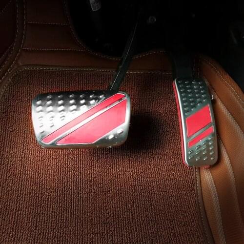 For Chevrolet Orlando 2018 2019 2020 Stainless Steel Car Foot Pedal Fuel Accelerator Gas Pedal Brake Pedal Cover Pad Accessories