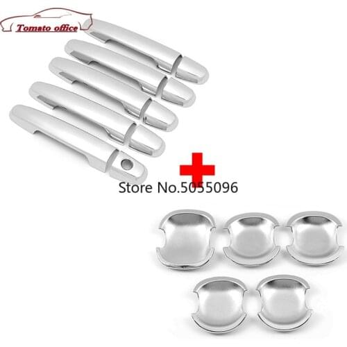 For Toyota RAV4 2006 2007 2008 2009 2010 2011 2012 XA30 Chrome Door Handle Cover Trim Set Car Accessories Stickers Car Styling